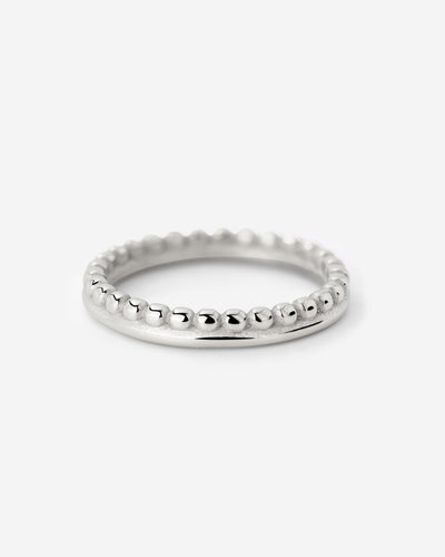 Boho Dots Anello Argento