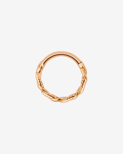 Curly Twist Piercing Roségold