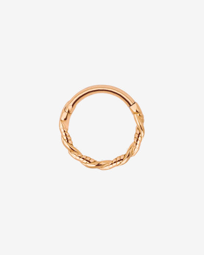 Curly Twist Piercing Roségold