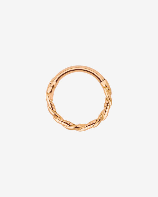 Curly Twist Piercing Roségold