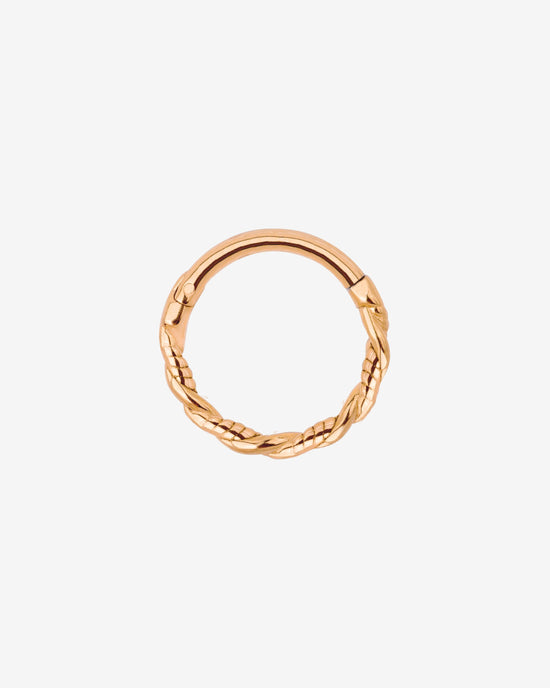Curly Twist Piercing Roségold