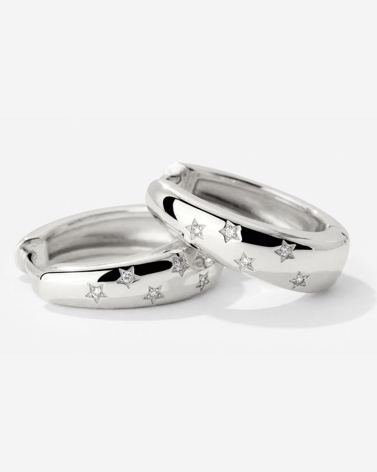 Starstruck Hoops Silber