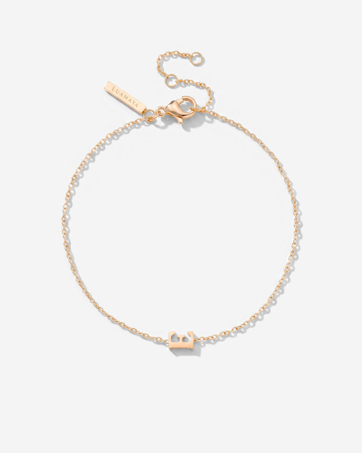 Tiny Letter Bracelet