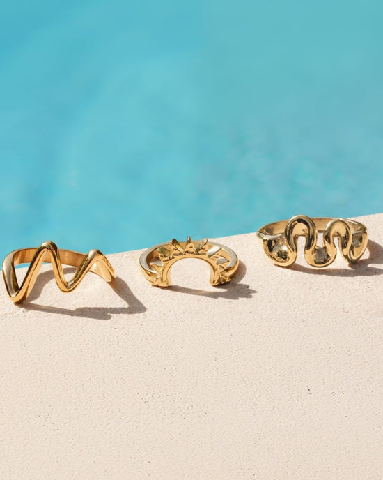 Swirl Ring Gold