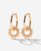 Sunny Hoop Set Medium Roségold
