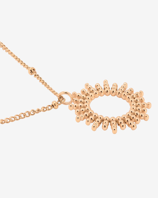 Sunny Beads Necklace Roségold