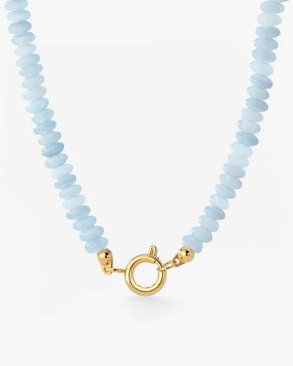 Seastone Charm Necklace Gold