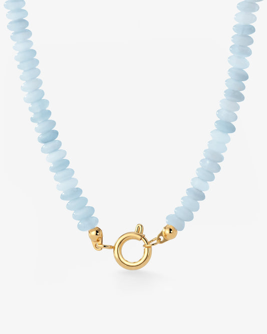 Seastone Charm Necklace Gold