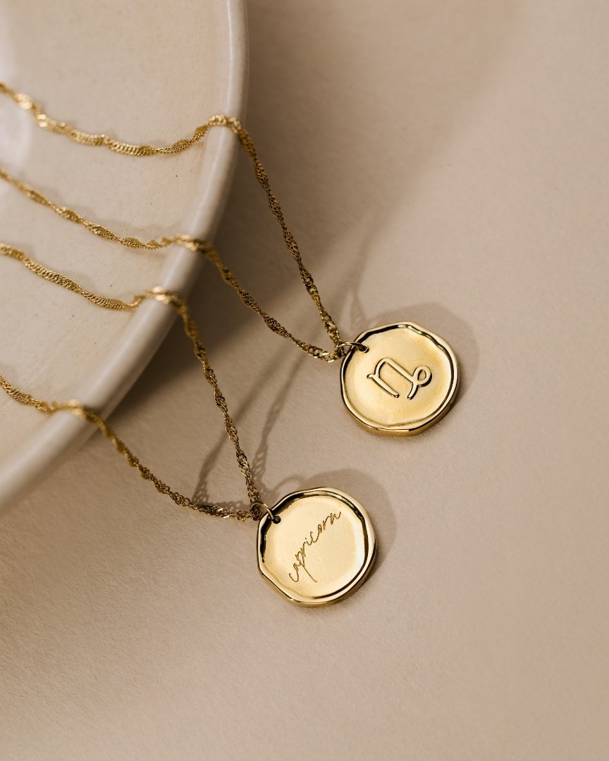 Zodiac Necklace – Capricorn / Steinbock Roségold
