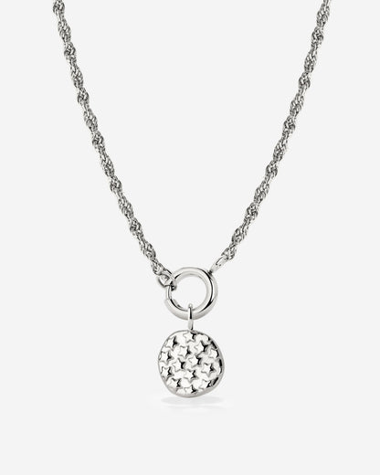 Starry Skies Rope Chain Necklace Set Silber