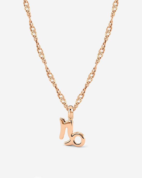 Capricorn Bubble Necklace Roségold
