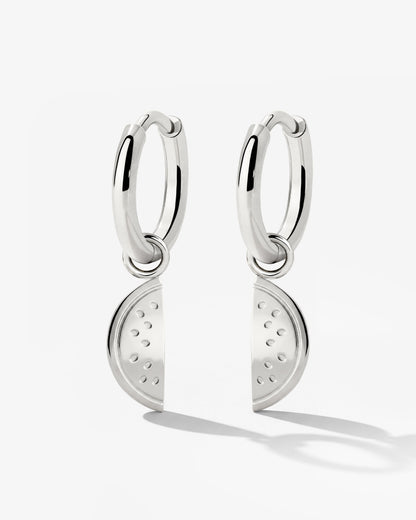 Melony Hoop Set Small Silber