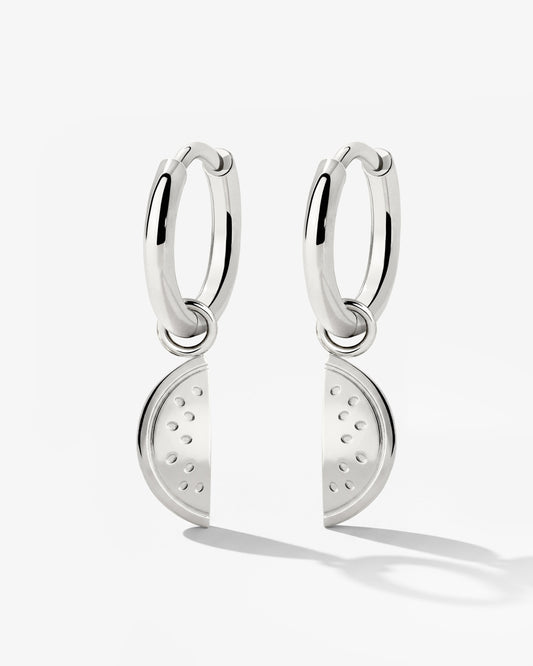 Melony Hoop Set Small Silber