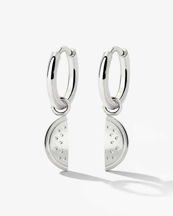 Melony Hoop Set Small Silber
