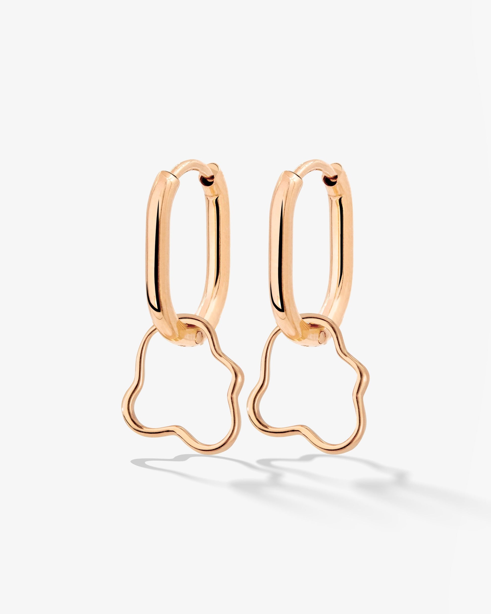 Forming Fluids Oval Hoop Set Baby Roségold