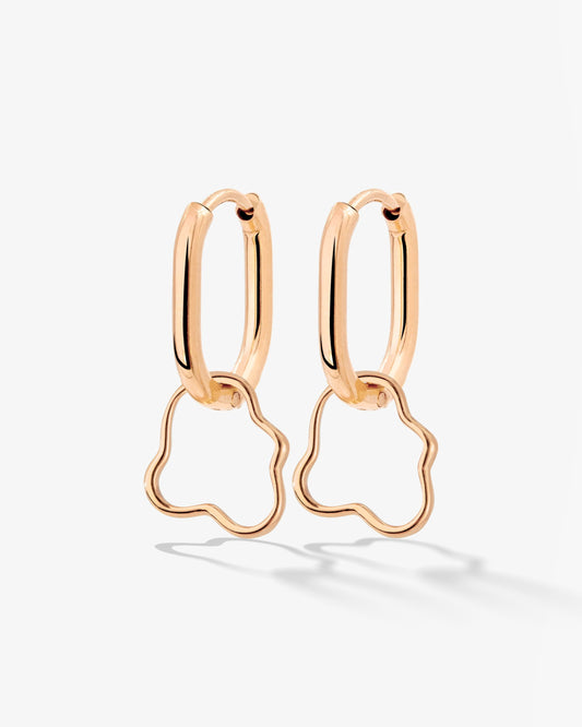 Forming Fluids Oval Hoop Set Baby Roségold