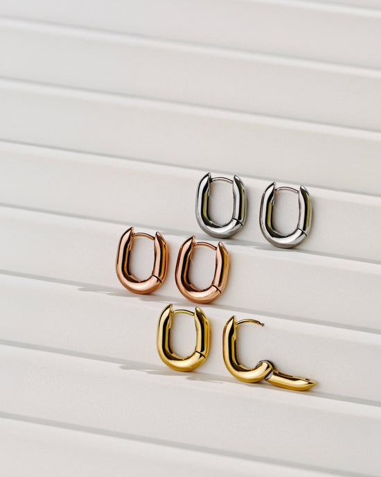 Chunky Oval Hoops Baby
