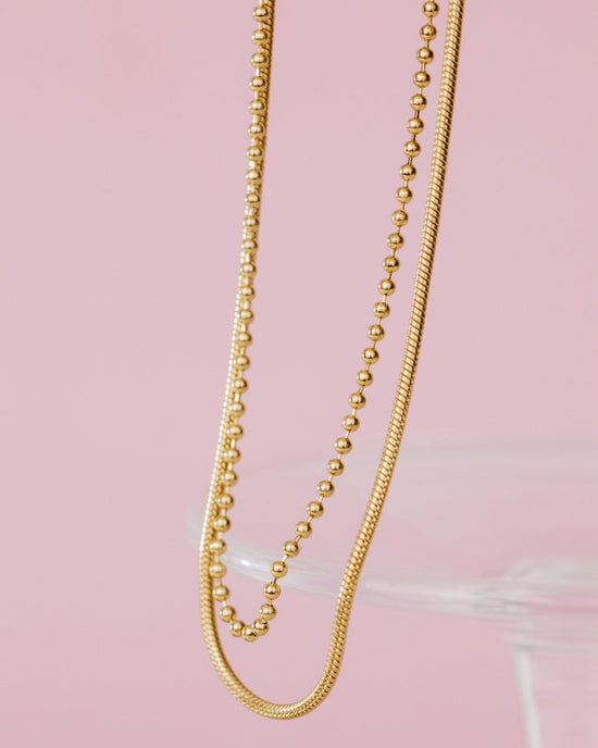 Duo Beads Bracelet Gold