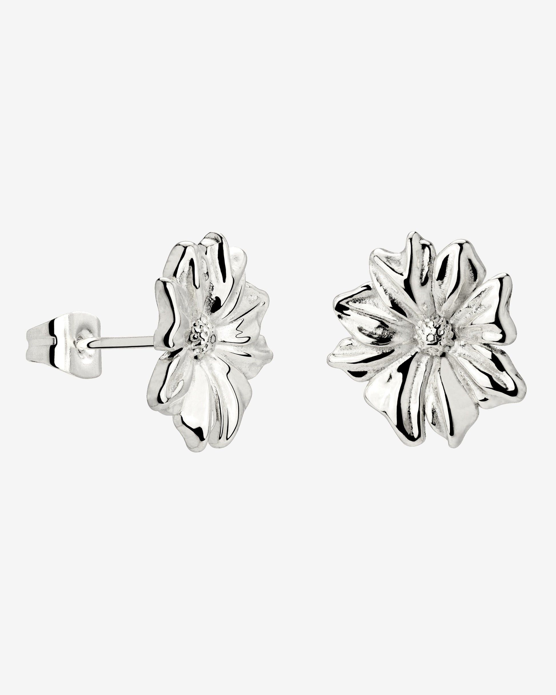 Pure Petal Studs Silber