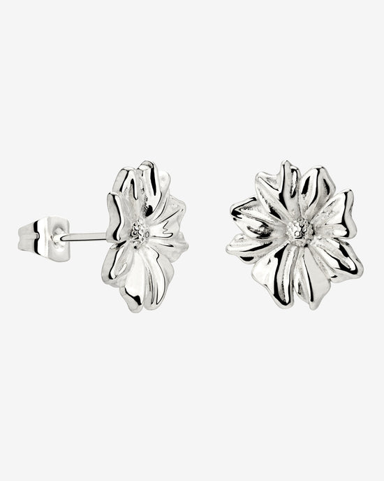 Pure Petal Studs Silber