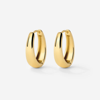 Seeker Hoops Small Gold