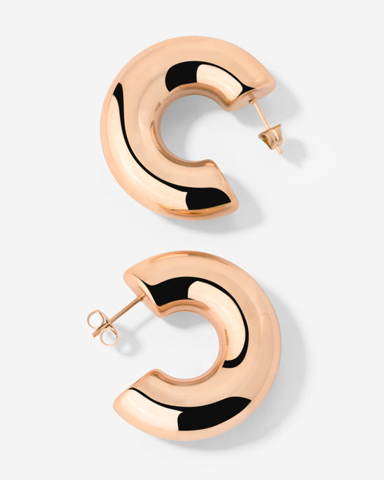 Chunky Hoop Studs