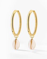 Ocean Whisper Hoop Set Large Gold