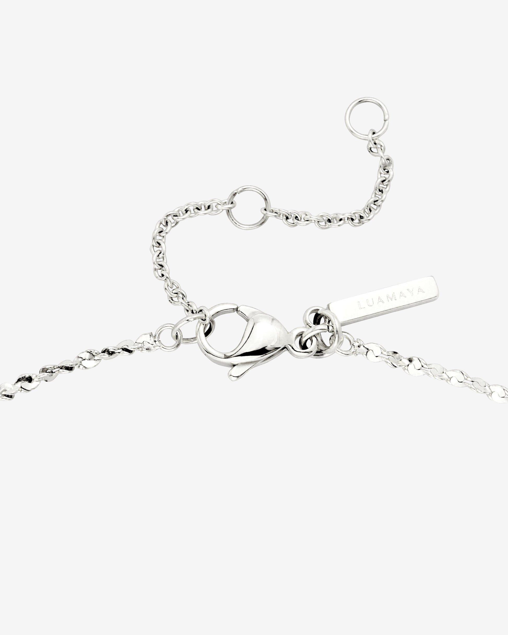 Tinsel Chain Necklace Silber