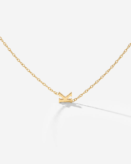 Tiny Letter Necklace
