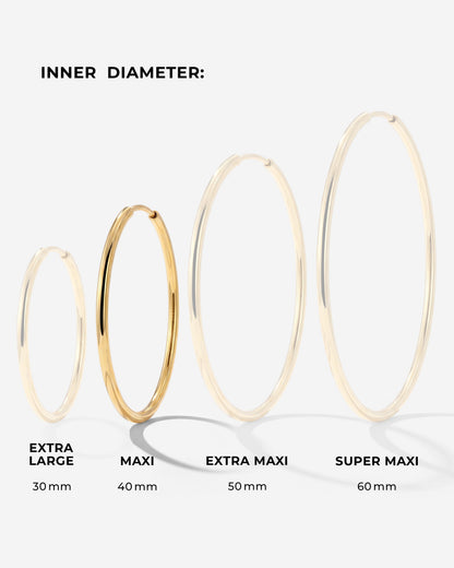Maxi Hoops Gold