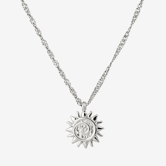 Free Sunny Swirl Necklace Silber