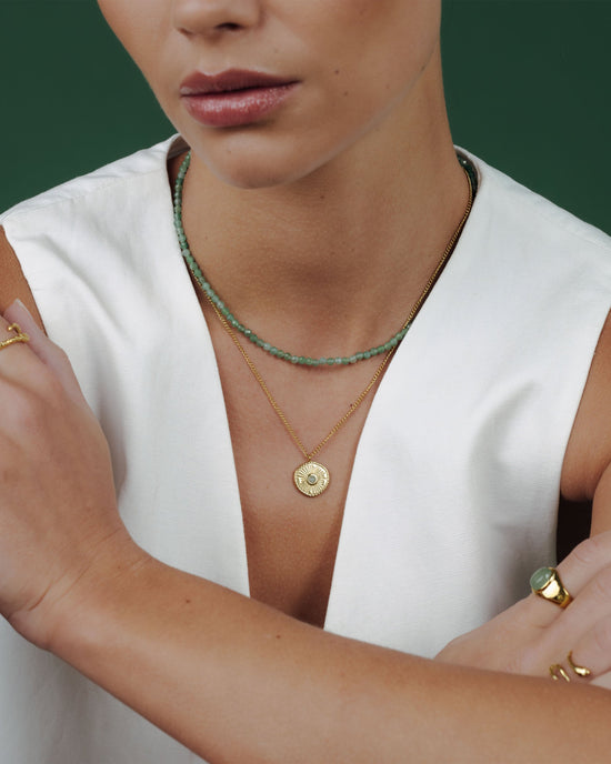 Moss Necklace Gold