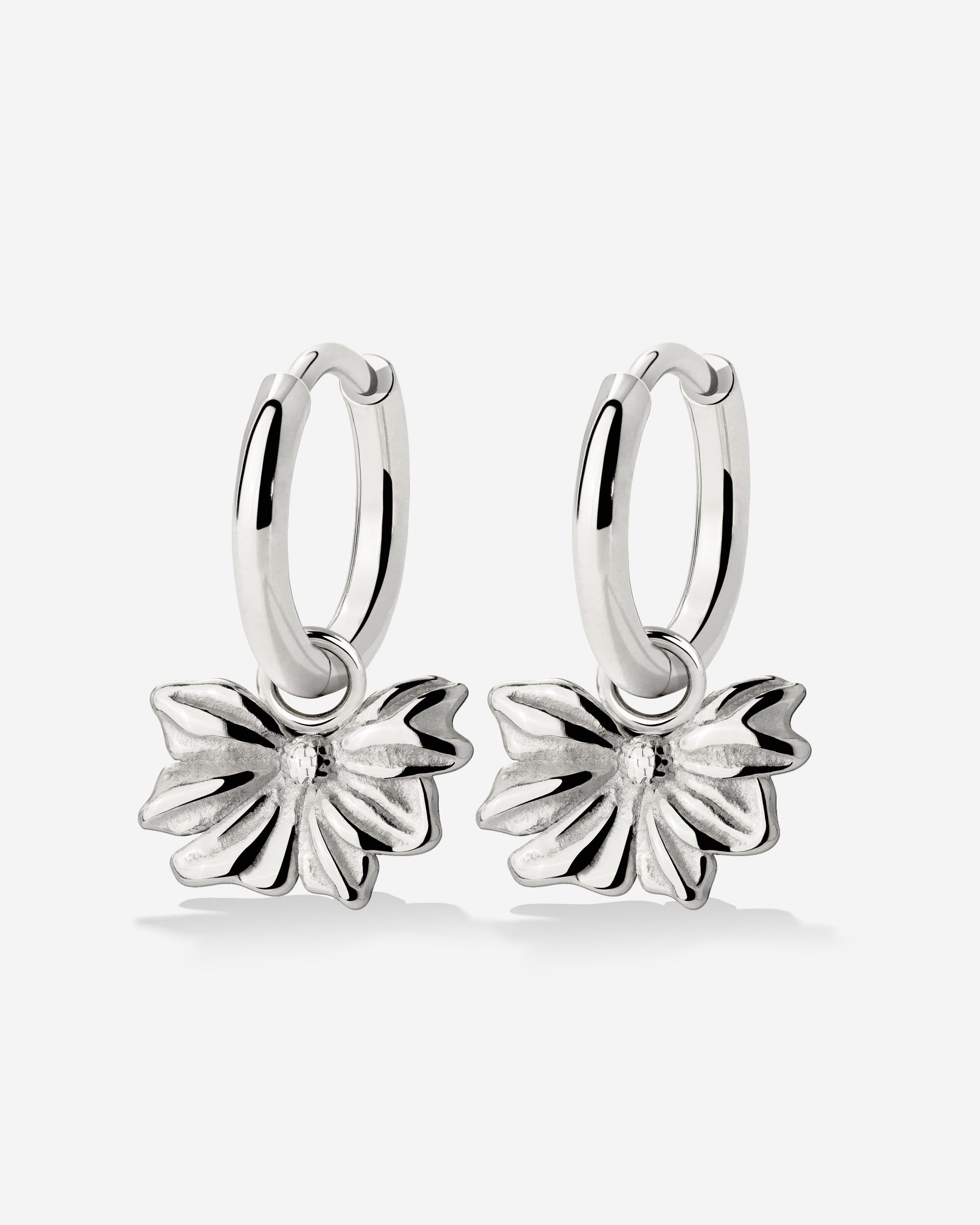 Eternal Bloom Hoop Set Small Silber