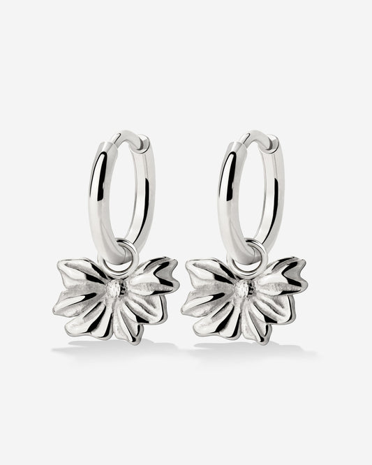 Eternal Bloom Hoop Set Small Silber