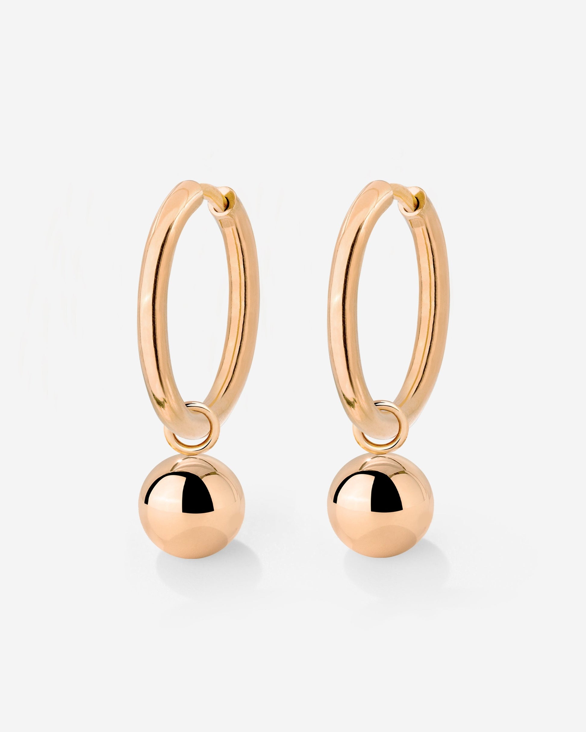 Bubbly Hoop Set Medium Roségold