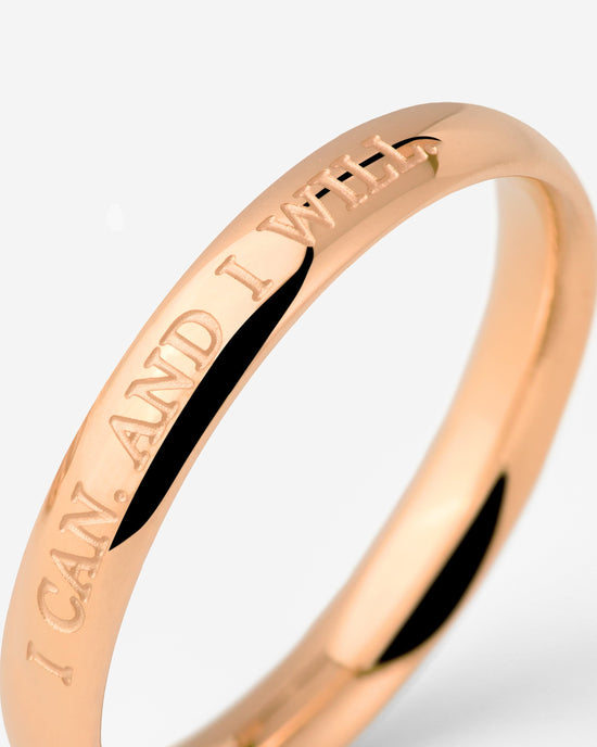 I can. And I will Ring Roségold