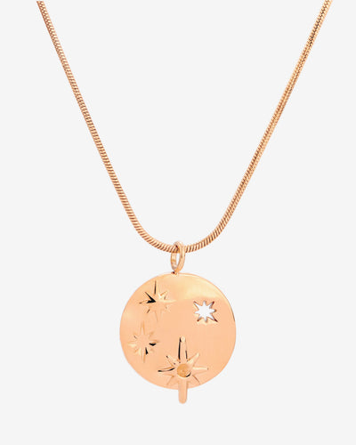 Shiny Stars Necklace Roségold