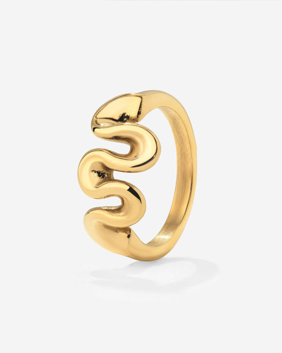 Swirl Ring Gold