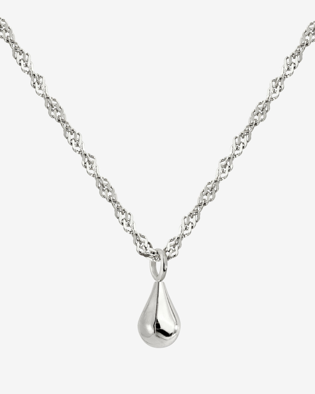 Drop it Necklace Silber