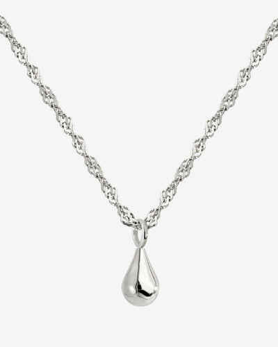 Drop it Necklace Silber
