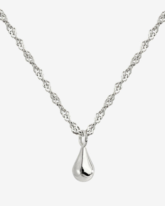 Drop it Necklace Silber