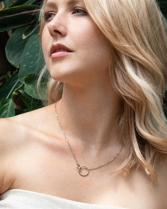 El Caracol Necklace Silber