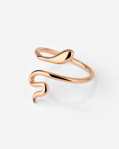 Slim Snake Ring Roségold