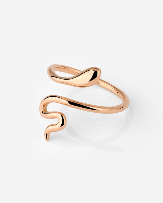 Slim Snake Ring Roségold