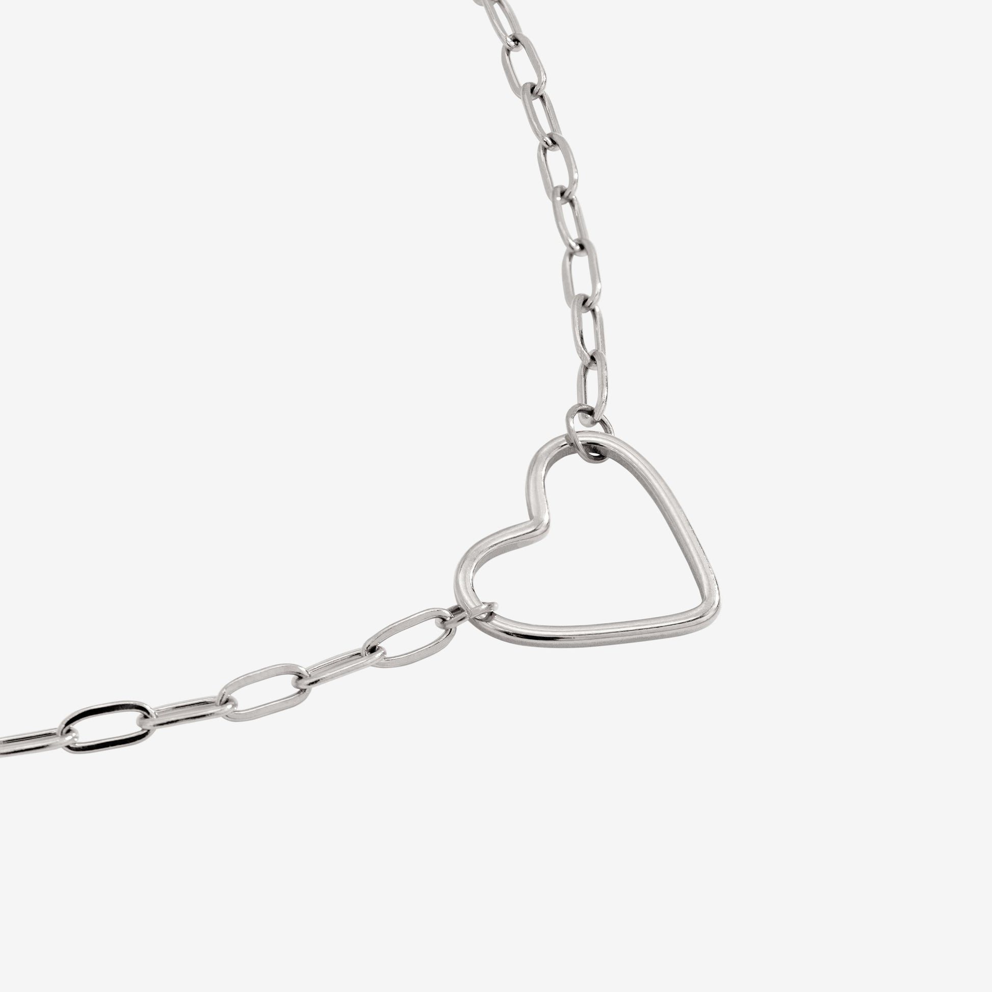 Loving Heart Necklace Silber