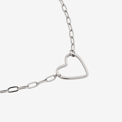 Loving Heart Necklace Silber