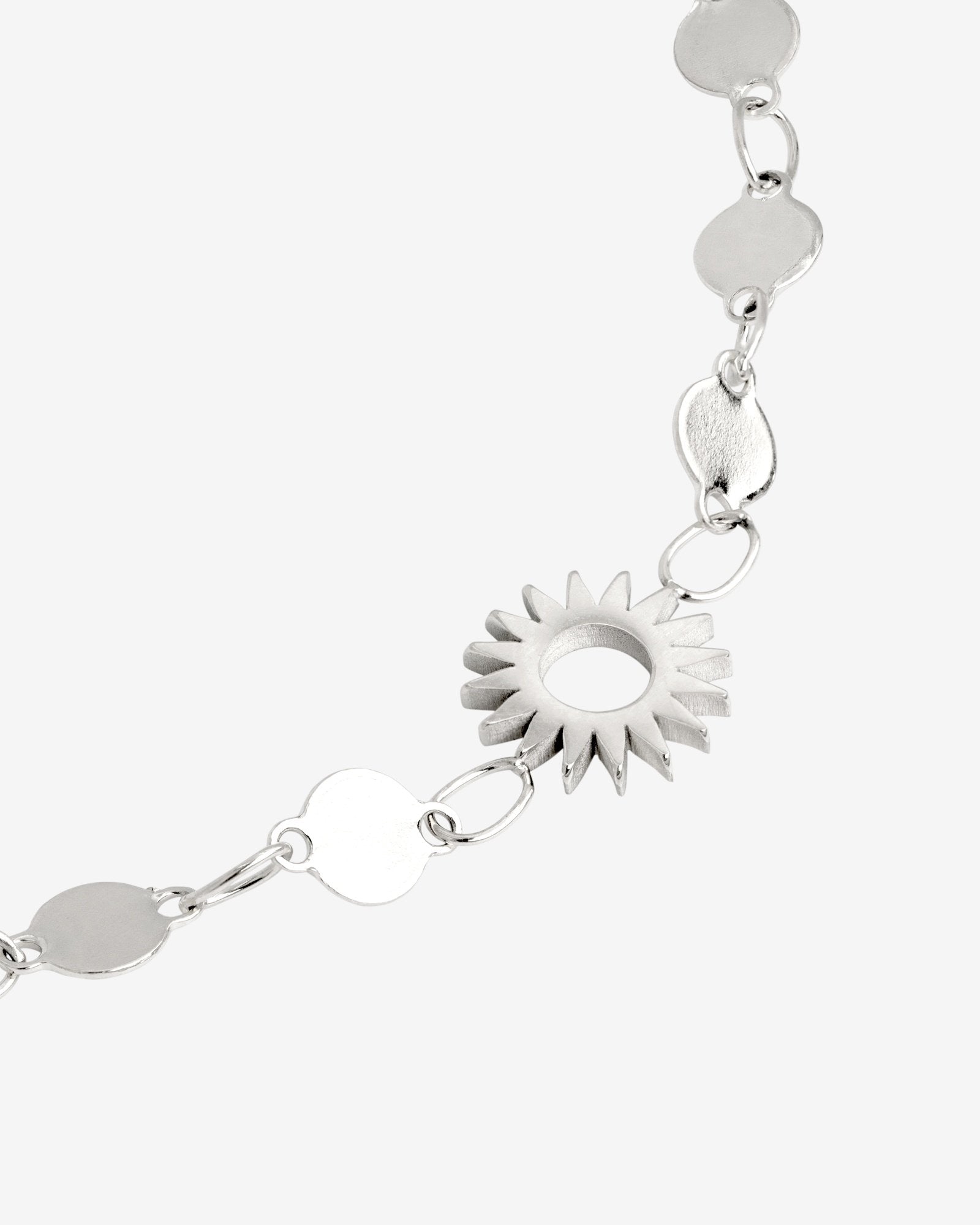 Sunny Side Up Anklet Silber