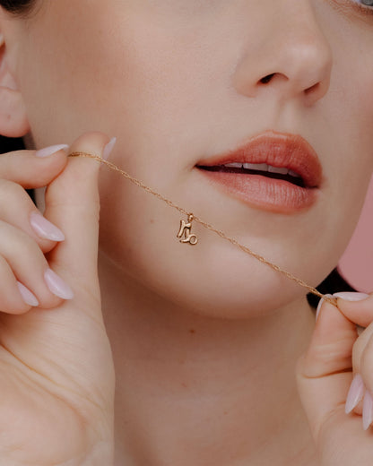 Capricorn Bubble Necklace Roségold