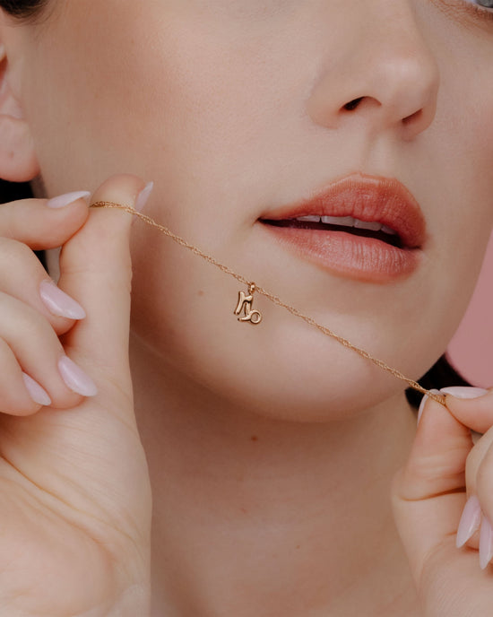Capricorn Bubble Necklace Roségold