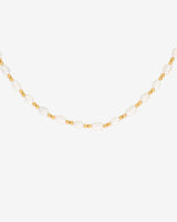 Summertime Pearl Necklace Gold